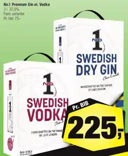 Calle No.1 Swedish Vodka / Swedish Dry Gin (3 l BIB) tilbud