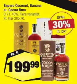 Calle Espero (Coconut / Banana / Cocoa Rum) tilbud