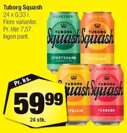 Calle Tuborg Squash (24 x 0,33 l) tilbud