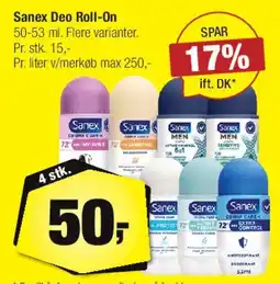 Calle Sanex Deo Roll-On tilbud