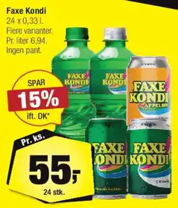 Calle Coca‑Cola Zero / Fanta Zero / Sprite Zero (24 x 0,33 l) tilbud
