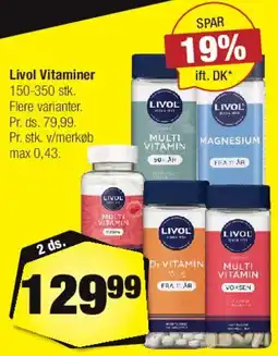 Calle Livol Vitaminer tilbud