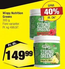 Calle Wispy Nutrition Strong Greens tilbud
