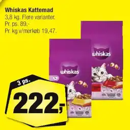 Calle Whiskas Kattemad tilbud