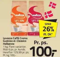 Fleggaard Lavazza Caffè Crema tilbud