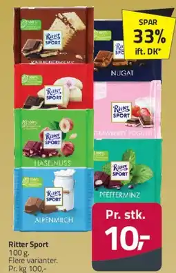 Fleggaard Ritter Sport tilbud