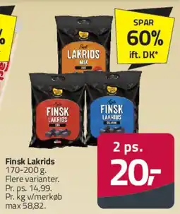 Fleggaard Finsk Lakrids tilbud