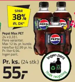 Fleggaard Pepsi Max PET tilbud