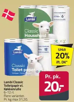 Fleggaard Lambi Classic (toilet-/household) tilbud