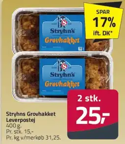 Fleggaard Stryhns Grovhakket Leverpostej tilbud