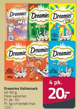 Fleggaard Dreamies Kattesnack tilbud