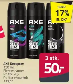 Fleggaard AXE Deospray 150 ml tilbud
