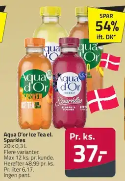 Fleggaard Aqua d'Or Ice Tea / Sparkles tilbud