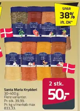Fleggaard Santa Maria Krydderi tilbud