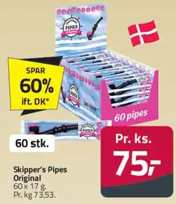 Fleggaard Skipper's Pipes Original (60 stk.) tilbud