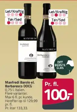 Fleggaard Manfredi Barolo / Barbaresco tilbud