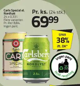 Fleggaard Carls Special / Nordlyst tilbud