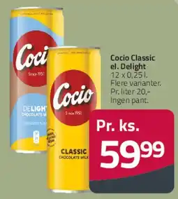 Fleggaard Cocio Classic el. Delight (12 x 0,25 l) tilbud