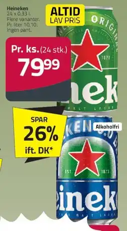 Fleggaard Heineken tilbud