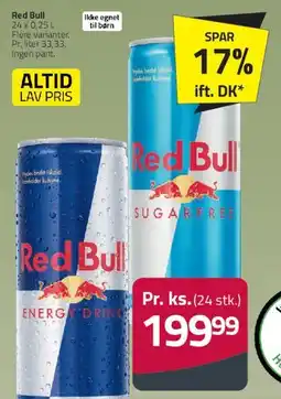 Fleggaard Red Bull tilbud