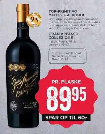 MENY Gran appasso collezione tilbud