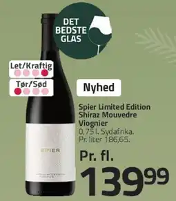 Fleggaard Spier Limited Edition Shiraz Mourvèdre Viognier tilbud