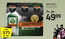 Fleggaard Jägermeister 9 Mini Meister tilbud