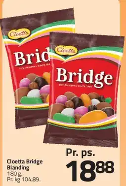 Fleggaard Cloetta Bridge Blanding tilbud