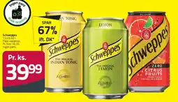 Fleggaard Schweppes (12 x 0,33 l) tilbud