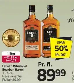 Fleggaard Label 5 / Bourbon Barrel (flere varianter) tilbud