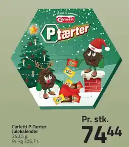 Fleggaard Carletti P-Tærter Julekalender tilbud