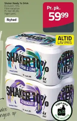 Fleggaard Shaker Ready To Drink (6-pack) tilbud