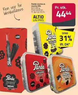 Fleggaard Panda lakrids (assortment) tilbud
