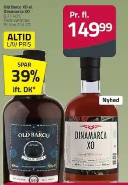 Fleggaard Old Barco XO / Dinamarca XO tilbud