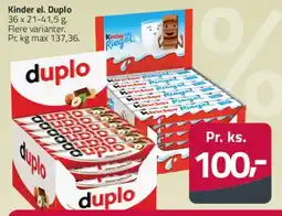 Fleggaard Kinder / Duplo tilbud