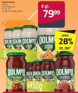 Fleggaard Dolmio Sauce (glas) tilbud