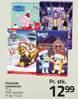Fleggaard Chokolade Julekalender tilbud