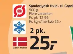 Fleggaard Sønderjydsk hvid- / grønkål (frossen) tilbud
