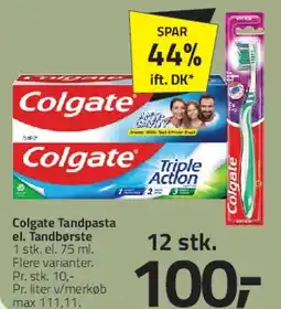 Fleggaard Colgate Tandpasta (pakke) tilbud