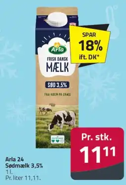 Fleggaard Arla Frisk Dansk Mælk 3,5% tilbud