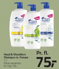 Fleggaard Head & Shoulders Shampoo (med pumpe) tilbud