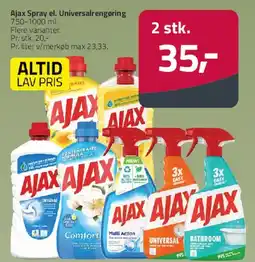 Fleggaard Ajax (spray / universalrengøring) tilbud