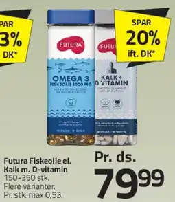 Fleggaard Futura Fiskeolie / Omega-3 tilbud