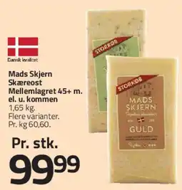 Fleggaard Mads Skjern Skæreost tilbud