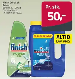 Fleggaard Finish Gel / Neophos (vaskemidler) tilbud