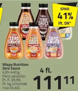 Fleggaard Zero Sauce tilbud