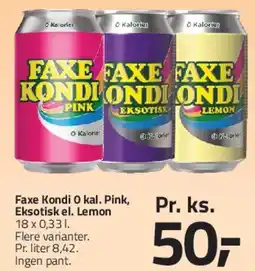 Fleggaard Faxe Kondi tilbud