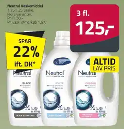 Fleggaard Neutral Vaskemiddel tilbud