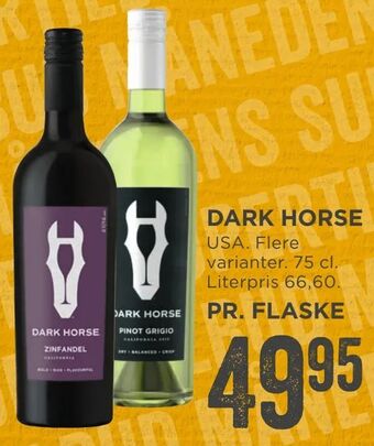 MENY Dark horse tilbud