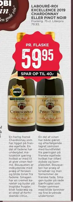 MENY Labouré-roi excellence 2019 chardonnay eller pinot noir tilbud